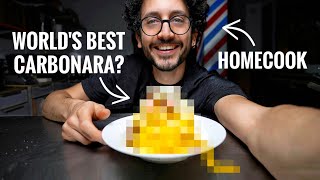 I Try To Master The Worlds Best Carbonara Pasta full recipe [upl. by Ttocs]