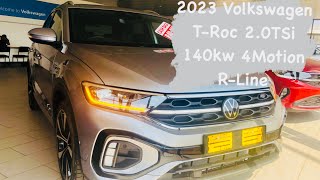 2023 Volkswagen TRoc 20TSI 140kW 4Motion RLine Review Exterior  Interior Performance Ownership [upl. by Verge]