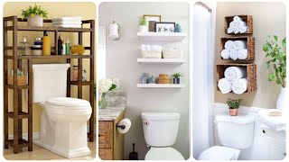 Best Over the Toilet Storage Ideas to Maximize Space  Bathroom Storage  Bathroom Organization [upl. by Assertal]