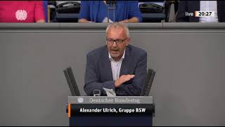 BSW Alexander Ulrich Bundestag 260624 Finanzierung der Sozialversicherung [upl. by Riegel]