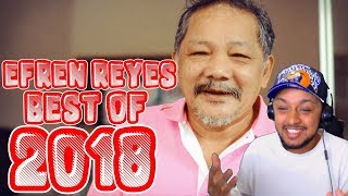 EFREN REYES TOP 15 AMAZING SHOTS OF 2018 REACTION [upl. by Anayek]