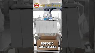 Automatic robotic case packer casepacker packingmachine packaging shorts automation [upl. by Hiroshi]