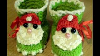 Красивые вязаные пинетки Beautiful crochet booties for babies [upl. by Jc]