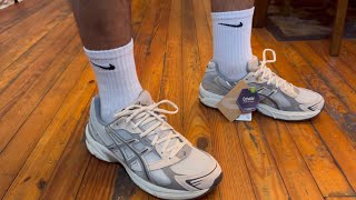 Asics Gel 1130 Oyster Grey Clay Grey unboxing amp on feet review 🔥 [upl. by Moth701]