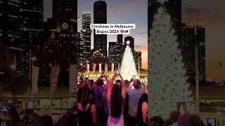 Christmas in Melbourne Australia Begins 2024 beautifulcity walkthrough [upl. by Loziram]