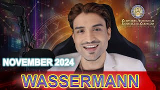 WASSERMANN MONATSHOROSKOP NOVEMBER 2024 ZEHNSTERN ASTROLOGIE [upl. by Nelyt180]