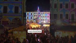 toscana Empoli cittadelnatale in Piazza Farinata degli Uberti Vittoria📽 Empoli Città del Natale [upl. by Sugirdor]