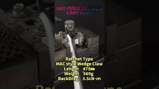 MACTOOLSマックツールズ XR1890AP 38DR 90ギア ロッキングフレックスAXISラチェット【工具紹介】 mactool RatchetSound 工具 tools [upl. by Asselim]