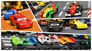 Cars World Grand Prix  Dual Racing Cup  Full Video  Pixar Cars StopMotion [upl. by Ashby]