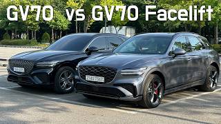 2025 Genesis GV70 Facelift vs PreFacelift Major Changes amp Upgrades Compared sidebyside [upl. by Pournaras]