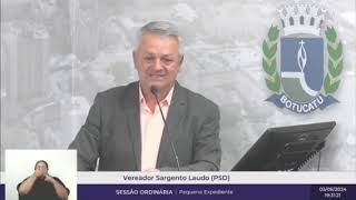 Sargento Laudo fala sobre cargos ainda não convocados em concurso em Botucatu [upl. by Getter]