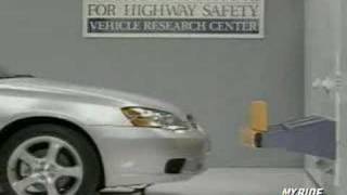 Bumper Crash Test 2007 Subaru Legacy [upl. by Cathryn]