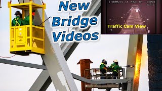 New Key Bridge Collapse Camera Angles Truss Demo [upl. by Krystal]