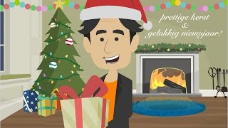 Merry Christmas and happy new year in Dutch  prettige kerst en gelukkig nieuwjaar [upl. by Livesay]