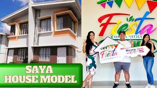 SAYA TERRACES 2 and 3 BR HOUSE TOUR at FIESTA PRIME ANINGWAY SUBIC ZAMBALES FIESTA COMMUNTIES [upl. by Dichy]