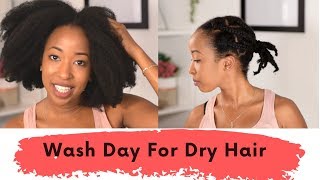 BEST WASH DAY ROUTINE FOR MOISTURIZED HAIR AND LENGTH RETENTION [upl. by Barta271]