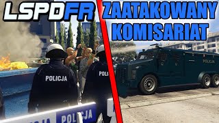 Polska Policja  Rozbijamy protest  Zaatakowany komisariat 🚓 LSPDFR 62 🚓 GTA V [upl. by Leafar896]