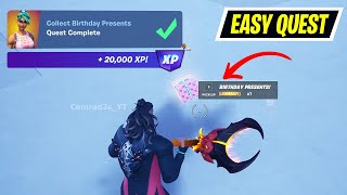 Collect Birthday Presents Fortnite [upl. by Phaih]