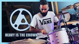 LINKIN PARK quotHEAVY IS THE CROWNquot  DRUM COVER [upl. by Lerak229]