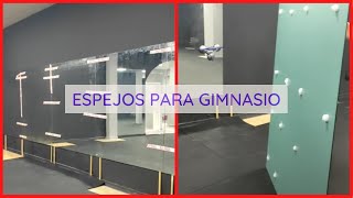 ✔️ Instalación y montaje de ESPEJOS DE GIMNASIO PARA CASA en Arganda del Rey  CRISTALIUMCOM [upl. by Atsyrt]