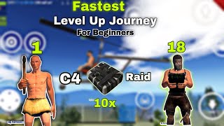 Fastest Level Up Journey  C4 Raid  Oxide Survival Island Episode 2 [upl. by Nilyaj407]