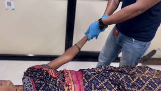 chiropractic Treatment by DrSanjitPakhareChiropractor chiropractor physiotherapy pain [upl. by Esylla385]