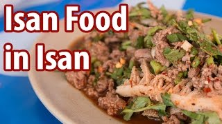 Isan Food at Somchai Pochana สมชัยโภชนา [upl. by Phelgen]