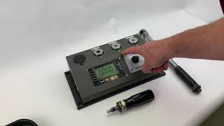 MTM Torque Tester Demo Video httpswwwchecklinecomproductMTM [upl. by Akirdnas505]