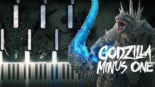 Godzilla10 Godzilla Suite II  Godzilla Minus One OST Synthesia Piano Tutorial [upl. by Hbahsur969]