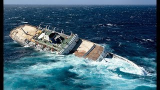 Top 5 Sinking Ship Scary Footage [upl. by Norby516]