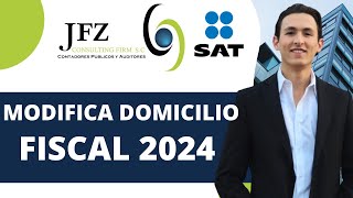 ¿Cómo modificar Domicilio Fiscal en RFC 2024 [upl. by Htebzil]