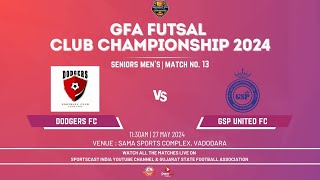 MATCH 13  DODGERS FC VS GSP UNITED FC  SENIOR MENS  GSFA FUTSAL CLUB CHAMPIOSHIPS 2024 [upl. by Silvano]