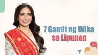 7 GAMIT NG WIKA SA LIPUNAN  BINIBINING MEÑA 2024 [upl. by Etnohs216]