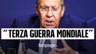 Lavrov dice che la terza guerra mondiale nucleare si sta avvicinando [upl. by Leonsis2]