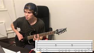 LINDEMANN  Allesfresser Guitar tab of snippet cover [upl. by Schriever]