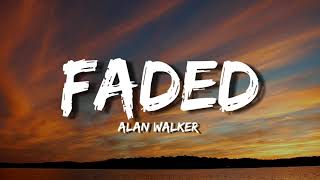 Faded  Alan walker Lyrics [upl. by Amalberga681]