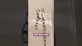 How to Replace a Flapper Chain 🚽 [upl. by Golub180]