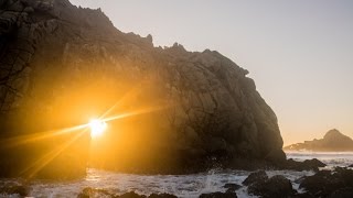 Peering Through the Keyhole  A Lonely Sunset on Pfeiffer Beach [upl. by Attenahs941]