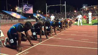 100m  Asafa Powell  972  Lausanne 2008 [upl. by Benn699]