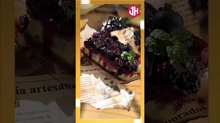 Blueberry cheesecake barscheesecake blueberrybar blueberrycheesecakebar food pide ramadan [upl. by Oile820]