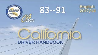 California Driver Handbook  AudioREAL VOICEDMV8291 [upl. by Ahl]