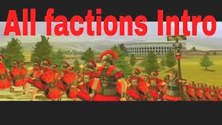 Rome Total War All factions Intro videos [upl. by Cerracchio118]