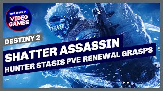 Hunter Stasis PVE Build with Renewal Grasps and Agers Scepter in Destiny 2 [upl. by Akemal900]