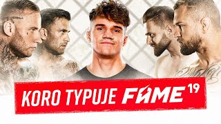 🗣KORO FAME 19 EVENT W MOIM TYPIE👊  TYPOWANIE FAME MMA 19 [upl. by Nappie]