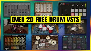 Best Free Drum VST Plugins 2022 [upl. by Asi]