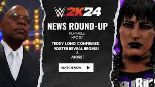 WWE 2K24  News Roundup Playable NPC’s Teddy Long confirmed Ratings reveal begins and more [upl. by Iknarf]