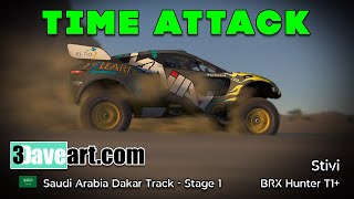 Saudi Arabia Dakar 3DaveArt Stage 1 Test  Stivi  BRX Hunter T1 [upl. by Zoa954]