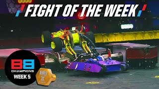 Two Super Fast Bots Smash Each Other To Bits  HyperShock Vs Claw Viper  BattleBots [upl. by Tnias]