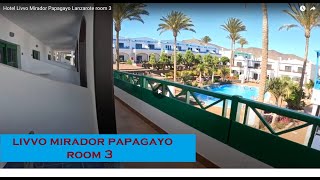 Hotel Livvo Mirador Papagayo Lanzarote room 3 [upl. by Thad]