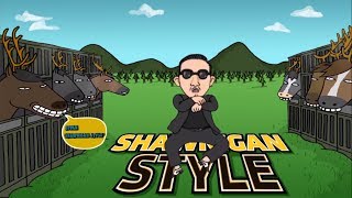 PSY  GANGNAM STYLE 강남스타일 PARODY SHAWNIGAN STYLE [upl. by Nadean]